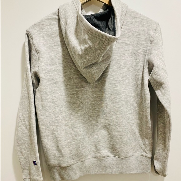 Boys champion grey hoodie size 8 - Picture 3 of 5